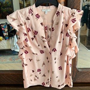 Joie pink flowers with floral print